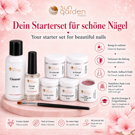 Preview: UV Gel Starterset - LITTLE ROCK - Nail Set